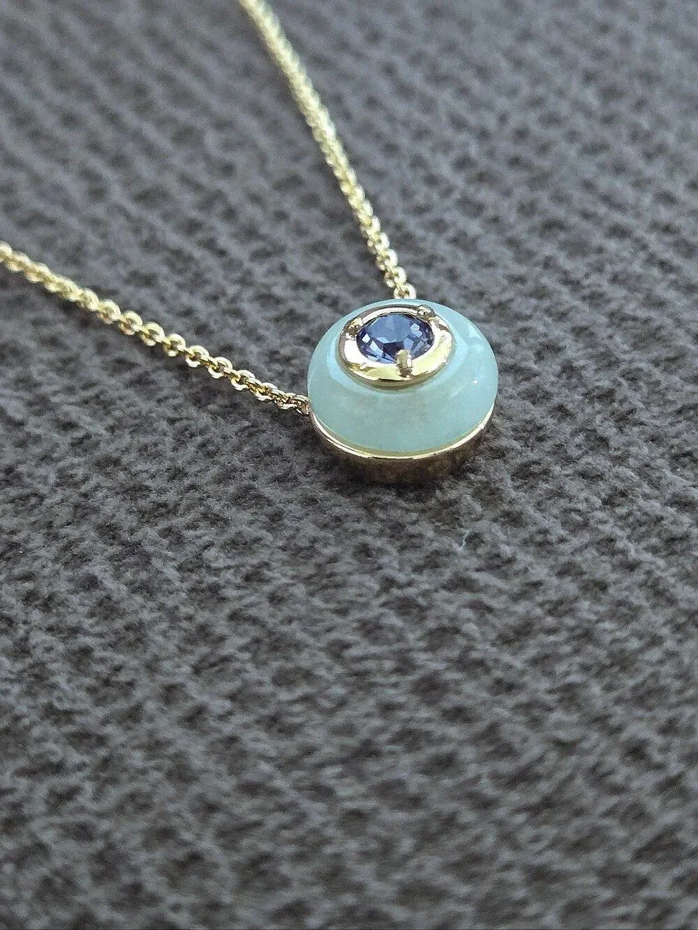 Coach Gold💛 Raised Slider Disc📀 Pendant Necklace